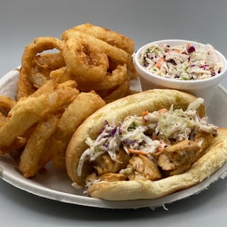 Grilled Chicken Onion Dinner
